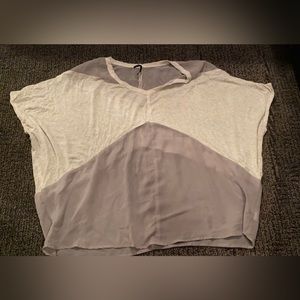 Flowy two tone blouse